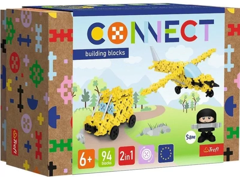 Klocki Connect - Awionetka / Samochód S - tantis.pl