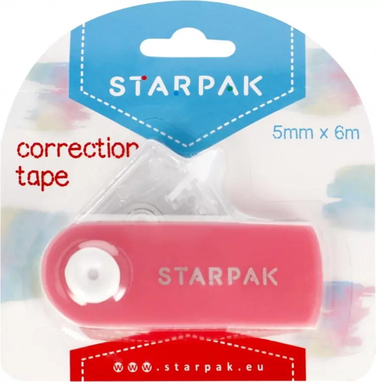 Korektor w taśmie 5mmx6m różowy - tantis.pl