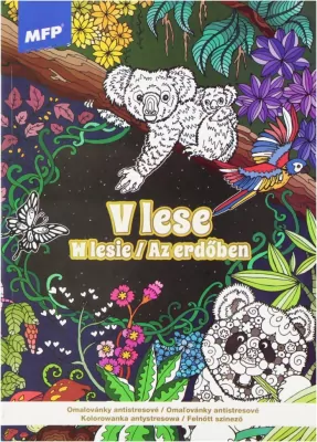 W lesie. Kolorowanka antystresowa