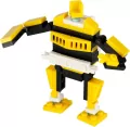 Klocki konstrukcyjne Alleblox RobotUnion 62el żółty - tantis.pl