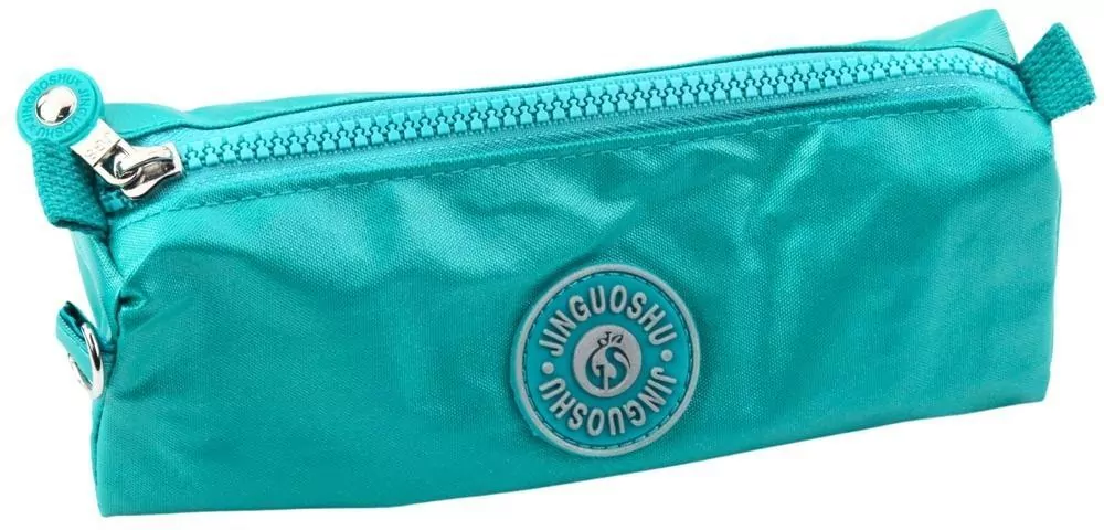 Piórnik szkolny jednokomorowy zielony 21,5cm - tantis.pl