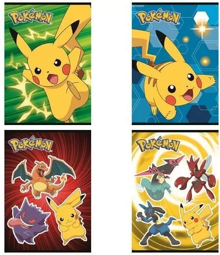 Zeszyt A5/16K linia 2-kol Pokemon (15szt) - tantis.pl