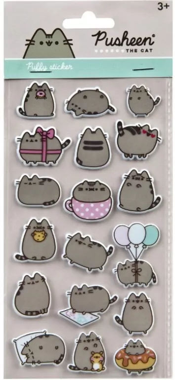 Naklejki Pusheen 18 szt. PUSH0080 - tantis.pl
