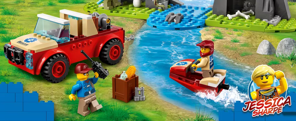 LEGO® City. Terenówka ratowników dzikich zwierząt. 60301 - tantis.pl