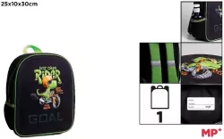 Plecak jednokomorowy Dino czarny 25x10x30cm