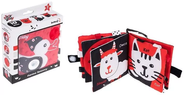 Książeczka sensoryczna Farma - tantis.pl