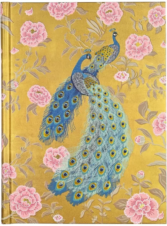 Notatnik szyty Wiktoriański Paw - tantis.pl