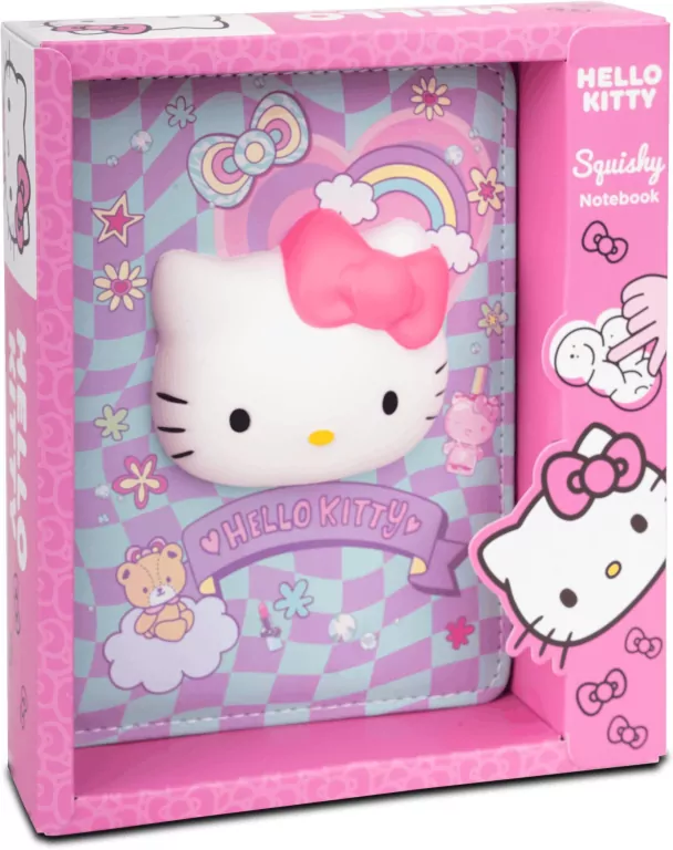 Notes B6 100k. Hello Kitty Pink Squishy 3D wzór 2 - tantis.pl