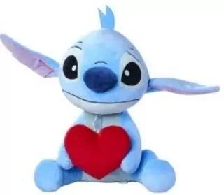Disney Stitch z sercem 50cm - tantis.pl