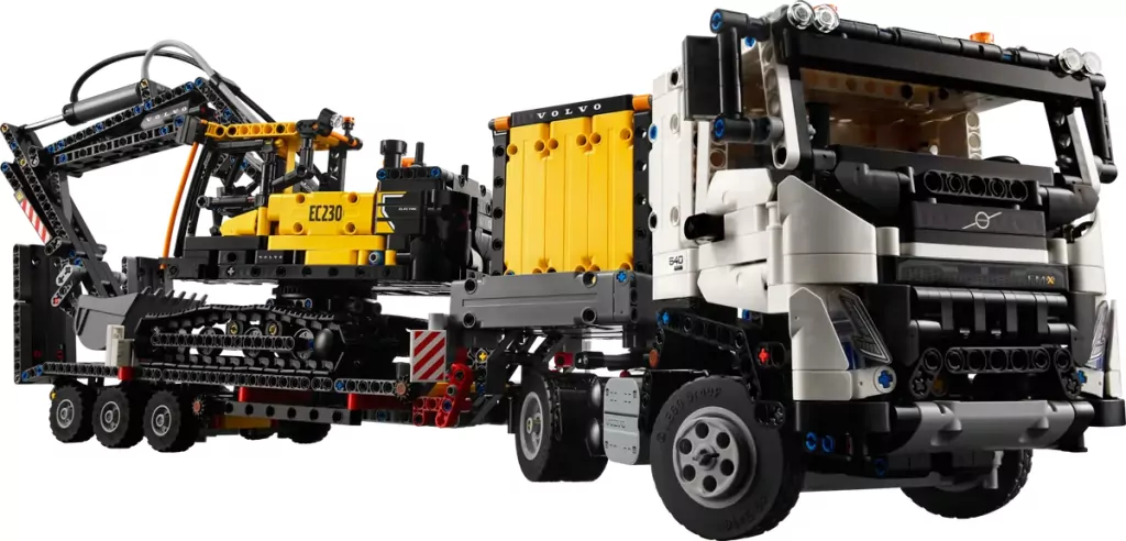 LEGO® Technic. Ciężarówka Volvo FMX i koparka EC230 Electric 42175 - tantis.pl