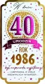 Karnet Urodziny 40 - tantis.pl