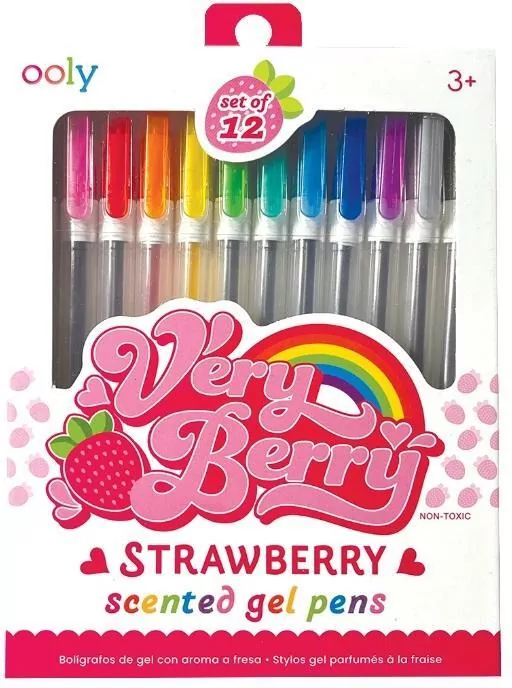 Długopisy żelowe pachnące Very Berry - tantis.pl