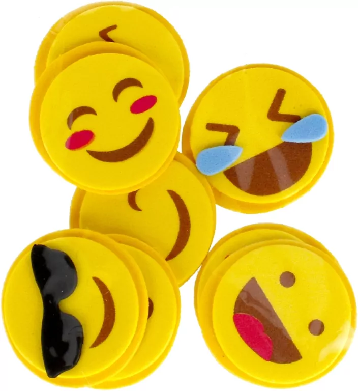Ozdoba Dekoracyjna Samoprzylepna Emotki - tantis.pl