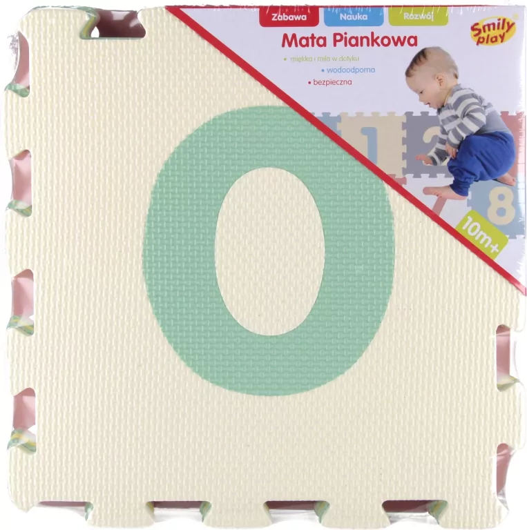 Mata piankowa pastelowa Cyfry - tantis.pl