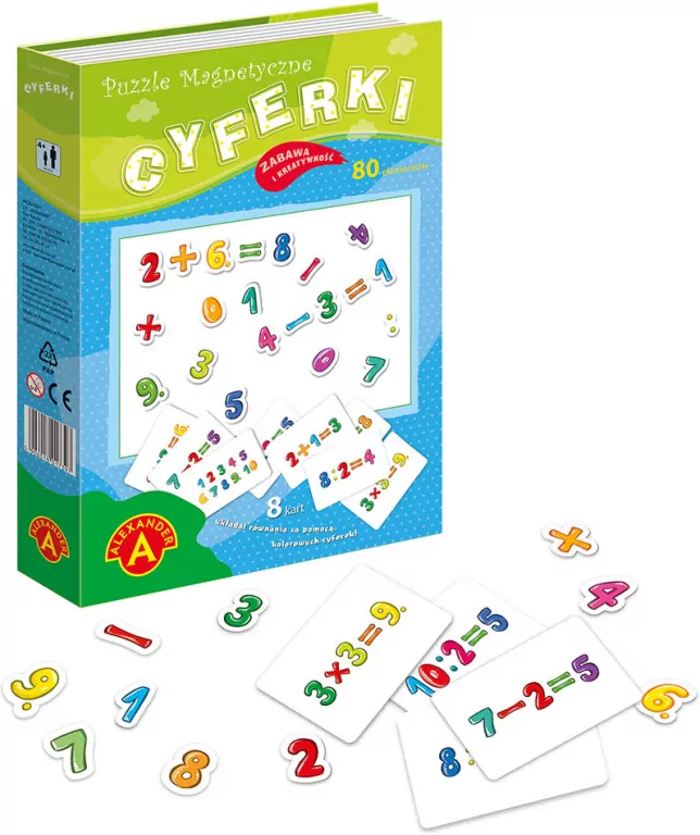 Puzzle magnetyczne. Cyferki - tantis.pl