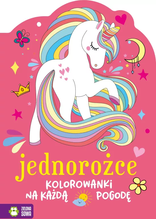 Kolorowanki na każdą pogodę. Jednorożce - tantis.pl