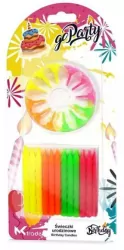 Świeczki urodzinowe fluo
