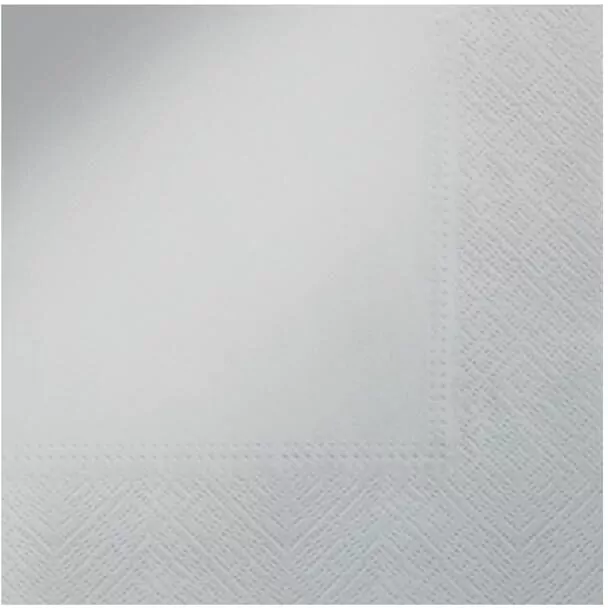 Serwetki jednokolorowe srebrne 33x33 SDL552407 - tantis.pl