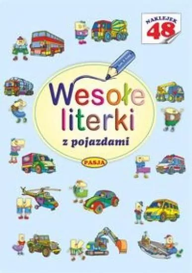 Wesołe literki z pojazdami - tantis.pl