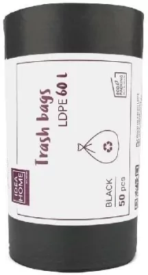 Worki na śmieci 60l czarne