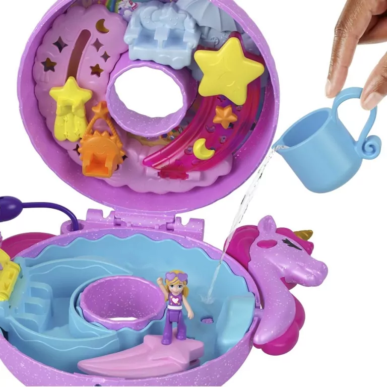 Polly Pocket. Zestaw Walizka wakacyjny kuror HKV43 - tantis.pl