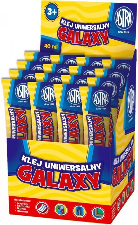 Klej uniwersalny Galaxy 40ml. 16 sztuk - tantis.pl