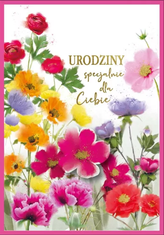 Karnet DK-1225 Urodziny (wymienne cyfry) - tantis.pl