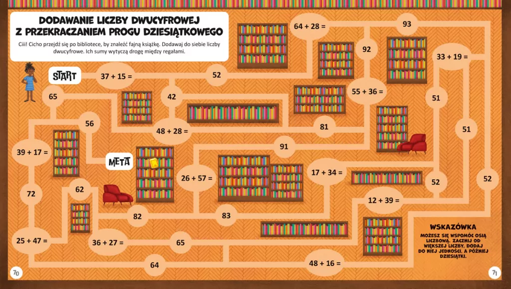 Niesamowite labirynty matematyczne. Dodawanie i odejmowanie - tantis.pl