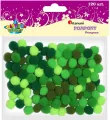 Dodatek dekoracyjny Craft-fun pompony zielony (0126G) - tantis.pl