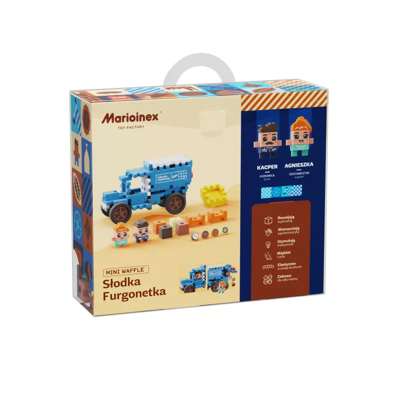 Mini Waffle Wedel 100el. Słodka furgonetka - tantis.pl