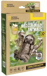 Puzzle 3D National Geographic Leniwiec 52el