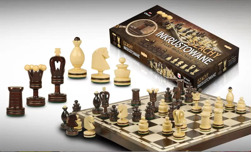 Szachy inkrustowane MAGIERA - tantis.pl