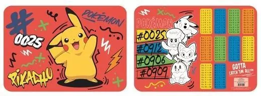 Podkład dwustronny laminowany Pokemon - tantis.pl