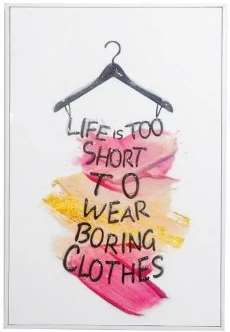 Obraz - Life is too short 20x30cm - tantis.pl