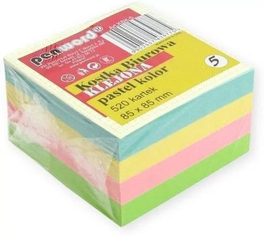 Kostka biurowa pastel 85x85x50mm 520K - tantis.pl