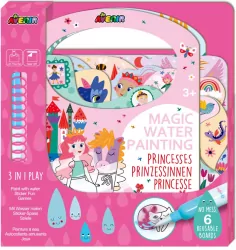 Kolorowanka wodna. Księżniczka