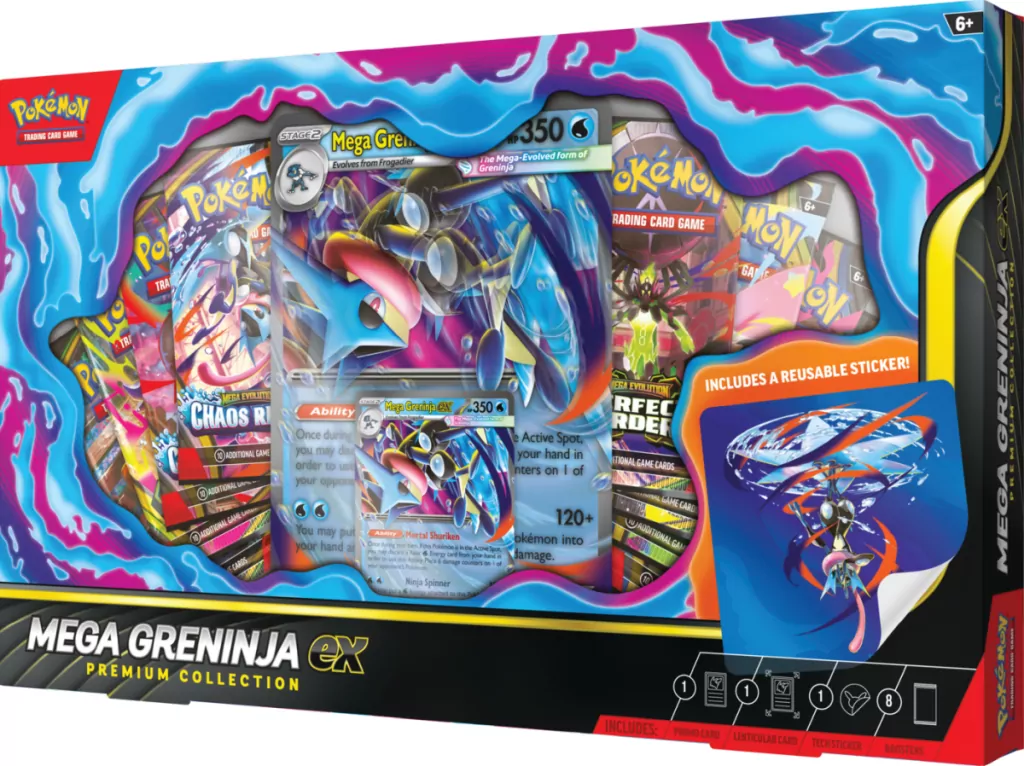 Pokémon TCG: Mega Greninja ex Premium Collection - tantis.pl