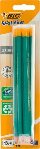 Ołówek BIC Evolution Original 655 HB z gumką 10 sztuk blister - tantis.pl