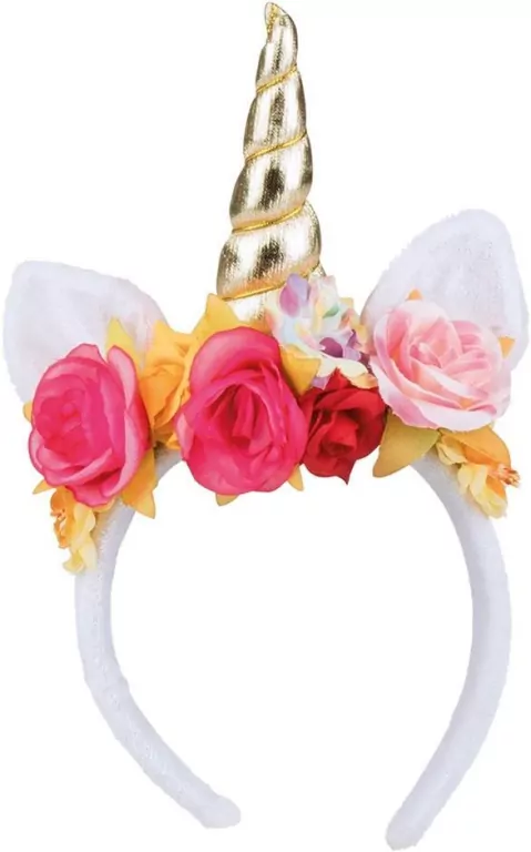 Opaska Unicorn z Różami - tantis.pl