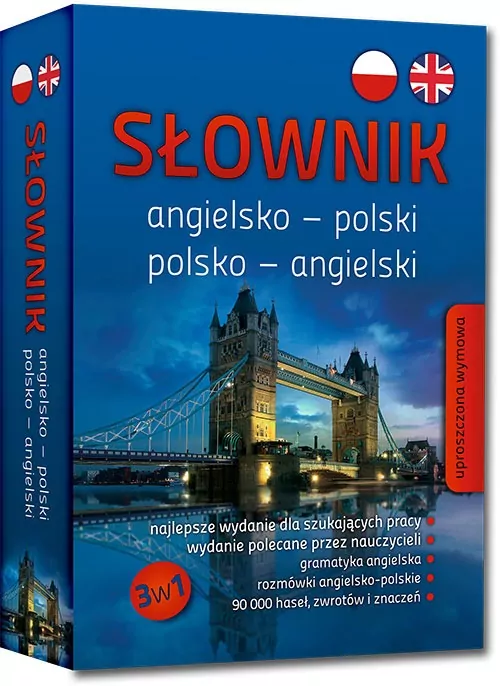 Słownik angielsko-polski, polsko-angielski 3 w 1 - tantis.pl