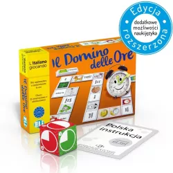 Gra językowa. Włoski Domino delle ore italiano. Wydawnictwo ELI