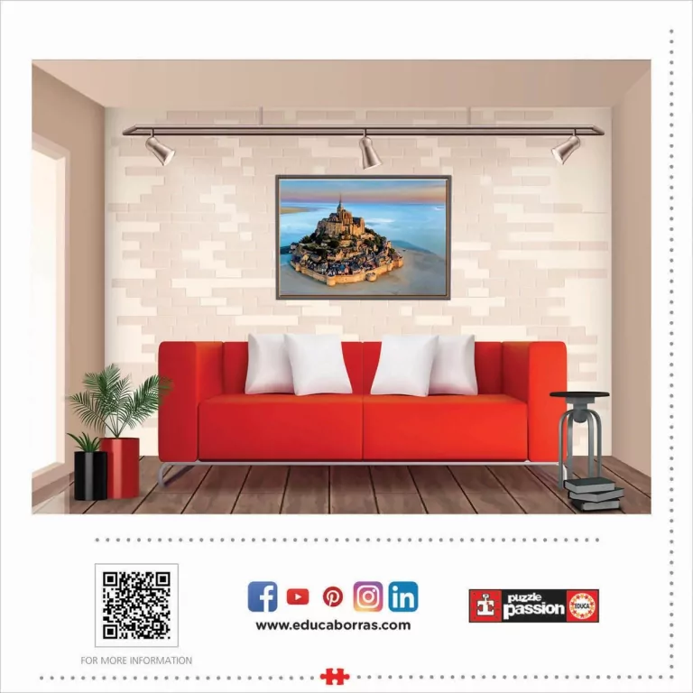 Puzzle 1000. Mont Saint-Michel/Francja G3 - tantis.pl