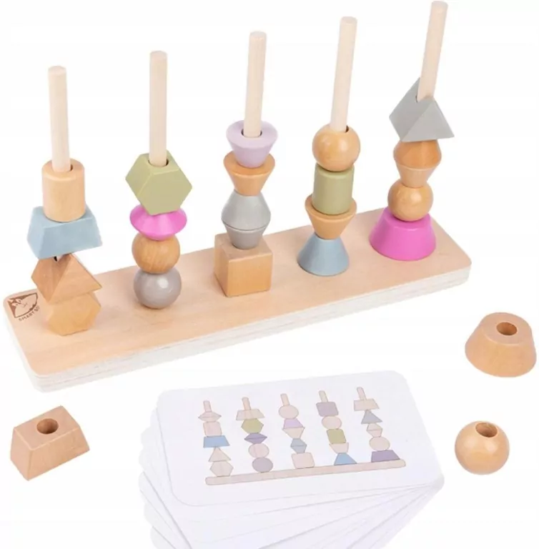 Układanka drewniana Montessori - tantis.pl