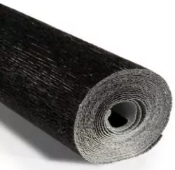 Krepina 50x250cm 180g metalizowana czarna