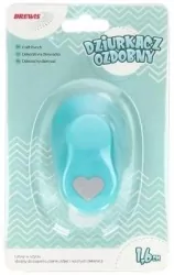 Dziurkacz ozdobny. Serce 1,6cm, mix