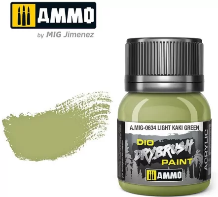 Ammo: DIO Drybrush - Light Kaki Green