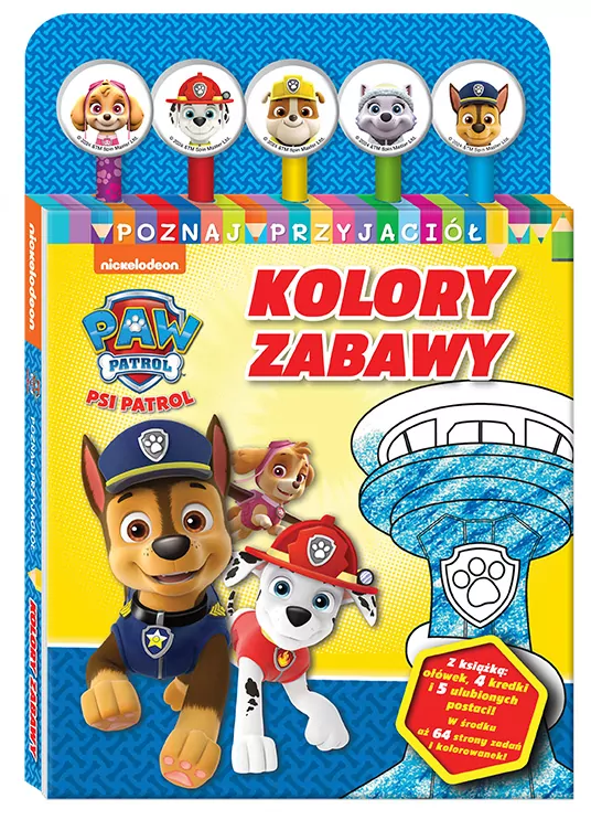 Psi Patrol. Kolory zabawy. Poznaj przyjaciół. Cz.1 - tantis.pl