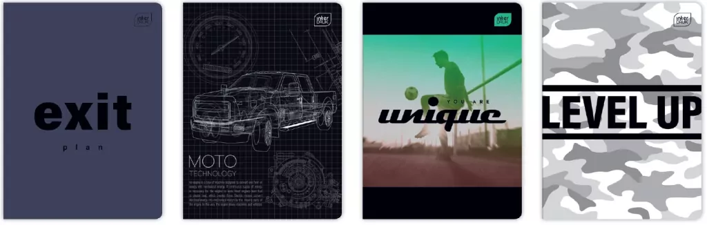 Zeszyt A5/60K linia. UV Trends Boys - tantis.pl