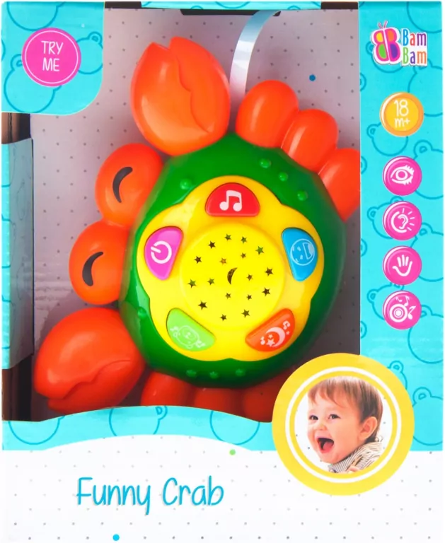 Zabawny krab BAM BAM - tantis.pl
