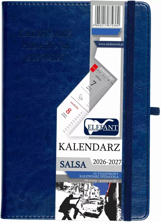 Kalendarz nauczyciela 2026/27 A5 tyg. granatowy - tantis.pl
